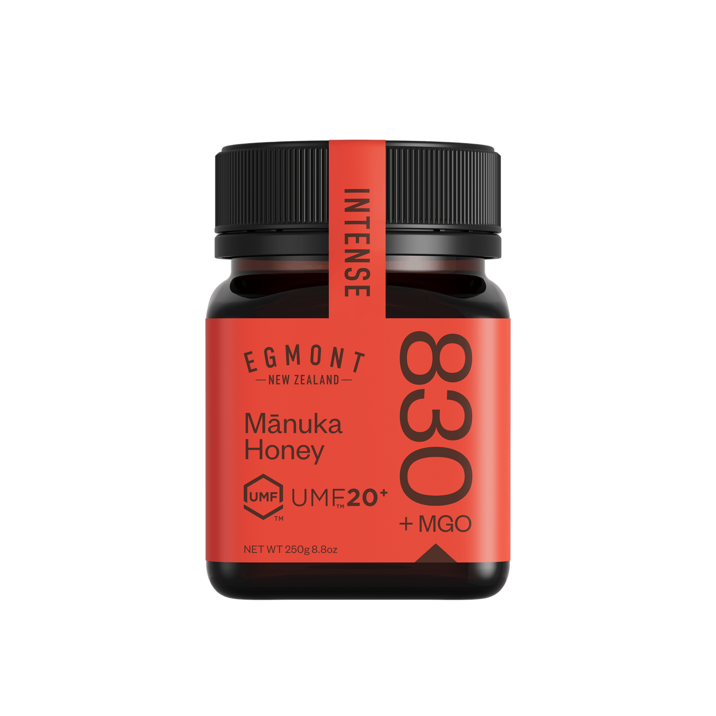 Egmont Manuka Honey MGO 830+ (UMF 20+) label detail