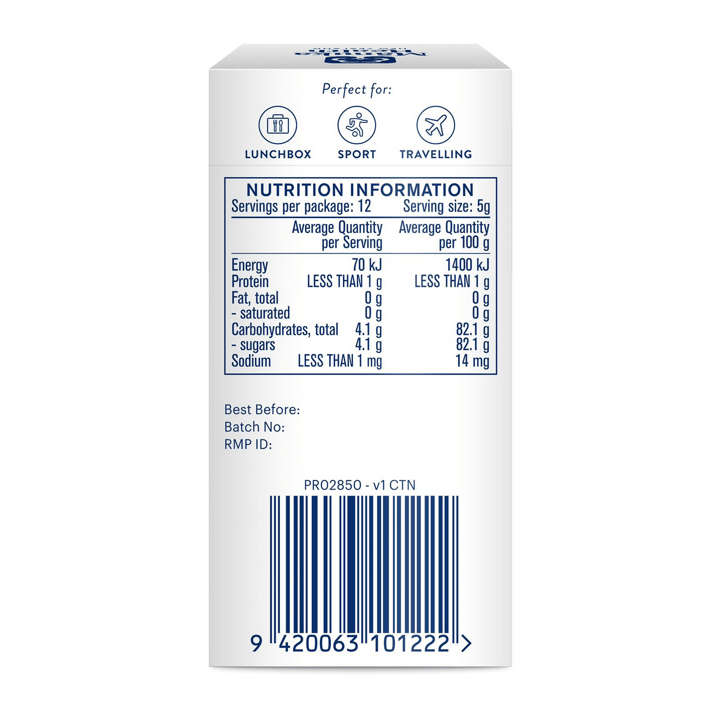 Miel de Manuka MGO 115+ (UMF 6+) para llevar 12 sobres